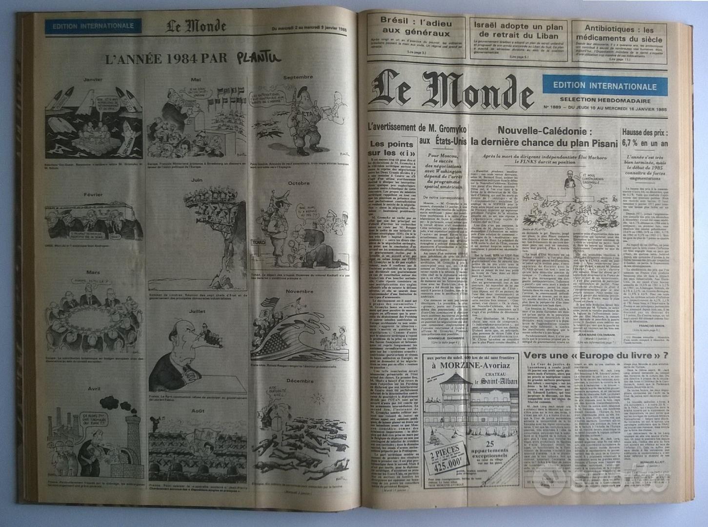 Giornale Francese Le Monde Selection Hebdomadaire Libri e Riviste In vendita a Venezia