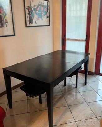 tavolo in legno massello allungabile nuovo 