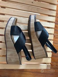 Sandali zeppa Scholl sabaudia cross 38 nuovi