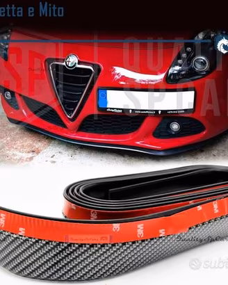 Spoiler Carbonio per Alfa Mito Lama Sotto Paraurti