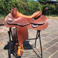 Sella western West Wood Saddlery - misura 17"