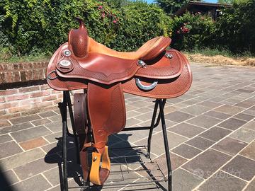 Sella western West Wood Saddlery - misura 17"