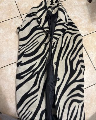 Cappotto zebrato donna Primark - taglia 50