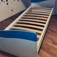 Montatura letto con doghe in legno 190x80