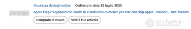 tastiera apple magic keyboard touch
