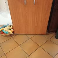 Mobile letto co rotelle