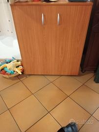 Mobile letto co rotelle