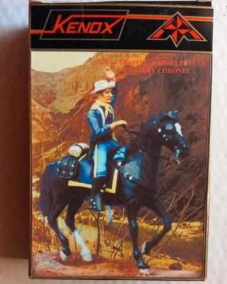 US Cavalry Colonnello 54mm Figurino Far West Kenox