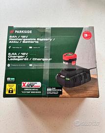 Parkside Kit Batteria+ Caricabatterie 12v