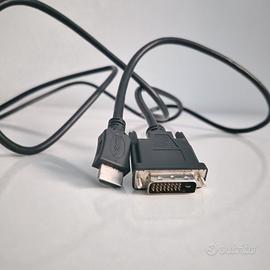 Cavo Adattatore DVI a HDMI Monitor PC Retrogaming
