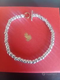 Bracciale argento e oro Dodo
