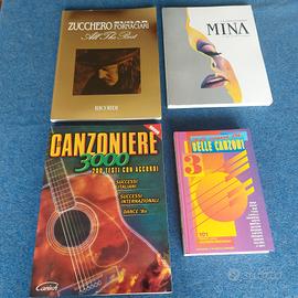 libri musicali con accordi e testi