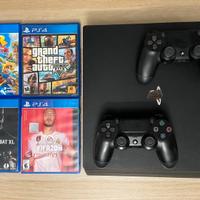 PS4 Pro Slim 1TB + 2 controller + 4 giochi