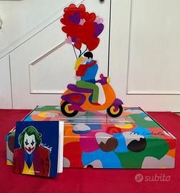 Marco Lodola serigrafia plexiglass kiss in motion