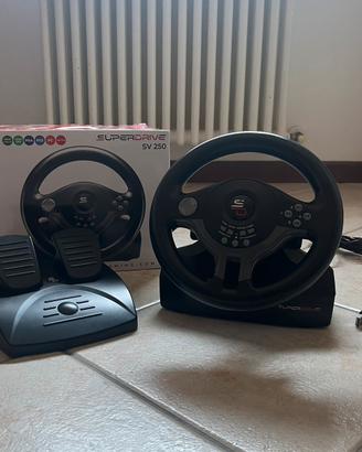Volante Superdrive SV250 + Pedaliera - PS4/…