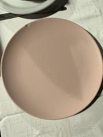 Servizio piatti 18 pezzi rosa chiaro