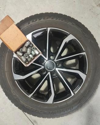 Cerchi in lega MSW + gomme invernali 225/60 R17
