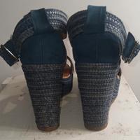 zeppa estiva in corda blu n.37