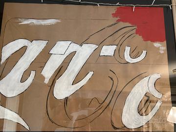 Mario Schifano serigrafia materica 60x80 cm