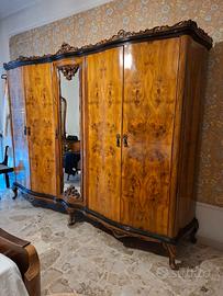 Camera matrimoniale completa stile Chippendale