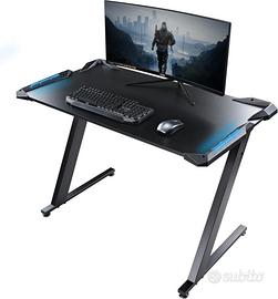 Scrivania gaming EUREKA ERGONOMIC 114 x 64 CM 🖥️