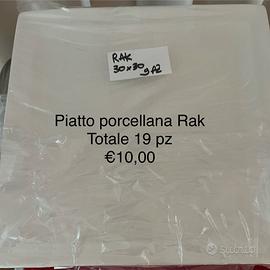 Piatto piano quadrato 30 x 30 Rak