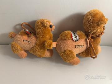 Coppia di peluche cammello Egitto