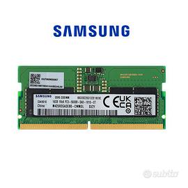 Samsung, Memoria Ram so-dimm DDR5  16 Gb 5600 MHz