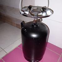 Bombola 12L ricaricabile + fornello da campeggio