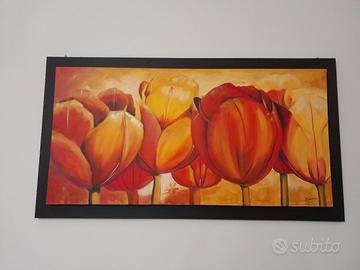 Quadro Tulipani 130x70