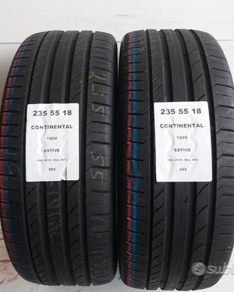 2 gomme 235 55 18 continental a682