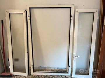 finestra doppia anta vetrocamera satinato