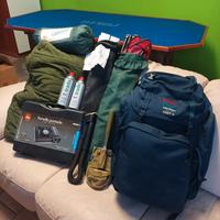 Tenda campeggio e tutti gli accessori per il campe