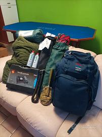 Tenda campeggio e tutti gli accessori per il campe