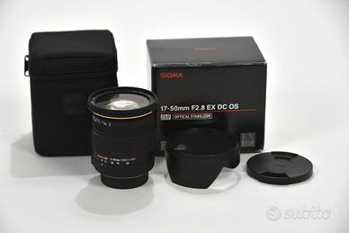 Obiettivo Sigma per NIkon 17-50 F2.8 EX DS OS HSM