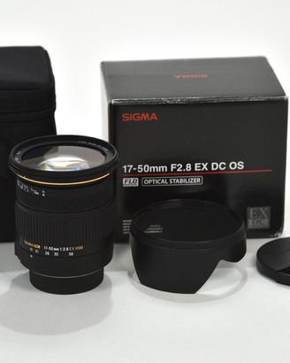 Obiettivo Sigma per NIkon 17-50 F2.8 EX DS OS HSM