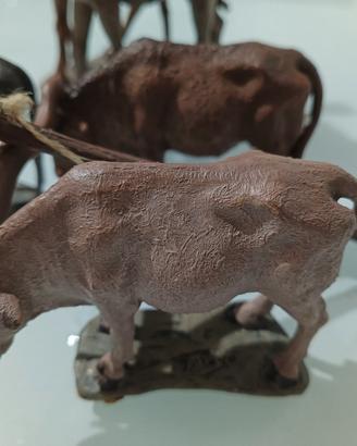 statuine e bue presepe 