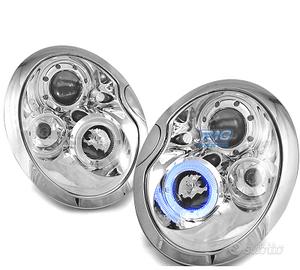 FARI PER MINI COOPER 01-04 OCCHI ANGEL CROMATI