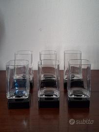 Bicchieri in cristallo vintage, Bormioli, vintage