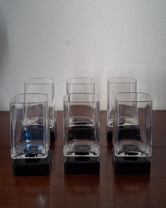 Bicchieri in cristallo vintage, Bormioli, vintage