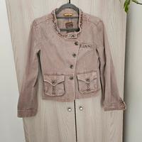 Giacca trendy in denim Stefanel taglia S 