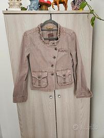 Giacca trendy in denim Stefanel taglia S 
