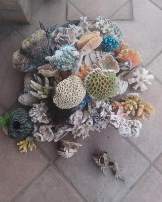 Coralli finti x acquario 