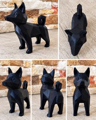 Stampe 3D cane poligonale