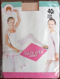 Collant bambina 4-6 anni natural