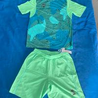 Completo padel t-shirt e pantaloncino Kappa L
