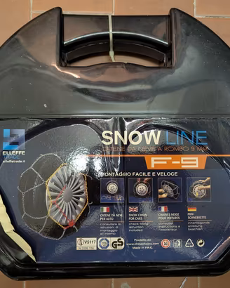CATENE DA NEVE ELLEFFE SNOW LINE F-9 – MAI USATE