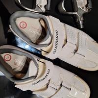 Scarpe ciclismo Shimano RP2W + pedali Look