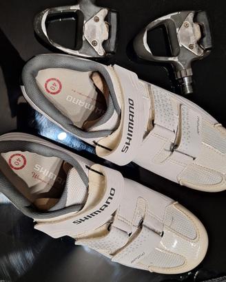 Scarpe ciclismo Shimano RP2W + pedali Look
