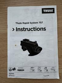 Piedi thule rapid system 757